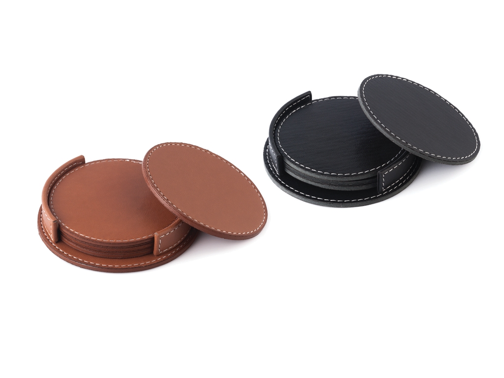 Deri 4 Lü Bardakaltlığı